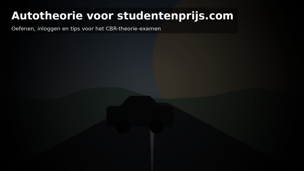 Autotheorie Studentenprijs